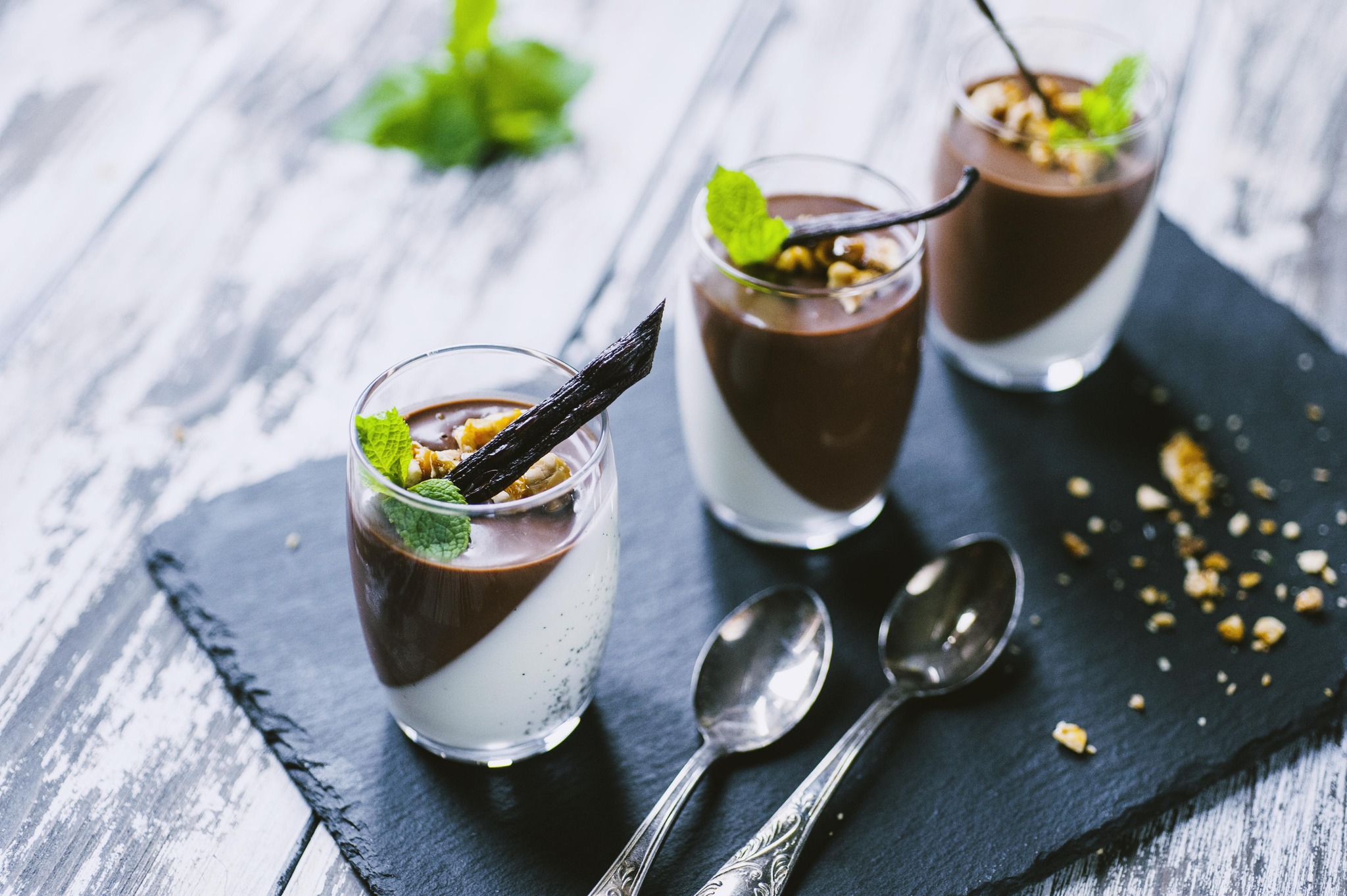 Panna cotta alle castagne