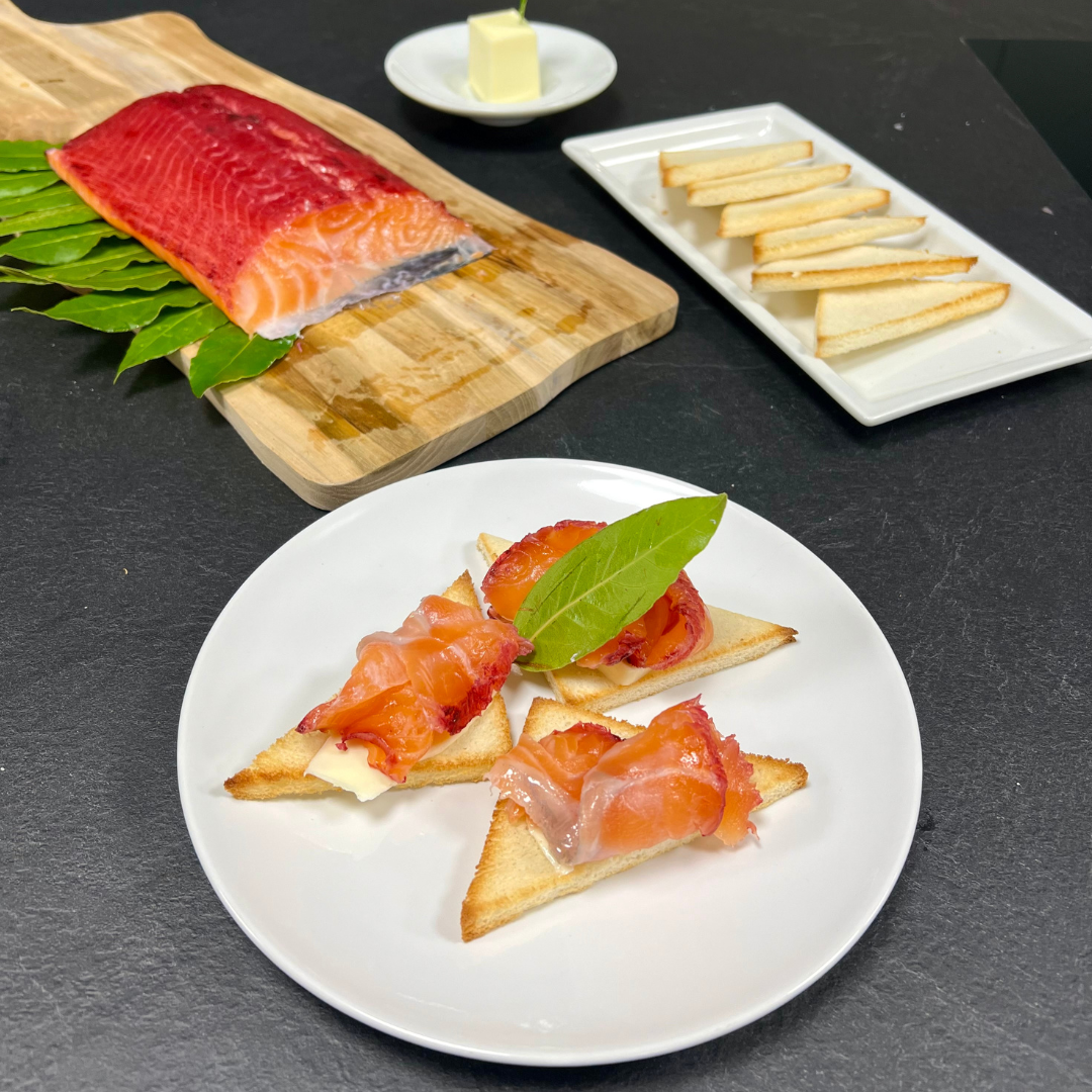 Beetroot-Marinated Salmon