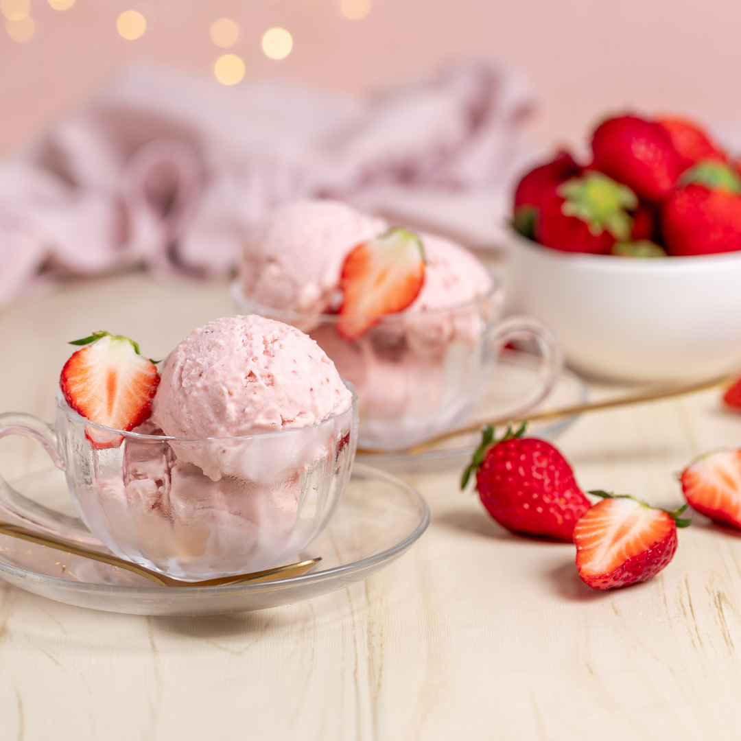 Strawberry ice cream