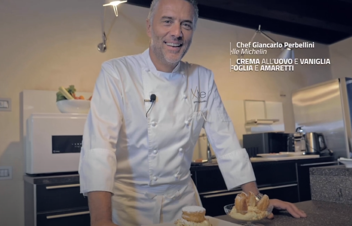 In cucina con lo Chef 2 Stelle Michelin Giancarlo Perbellini!